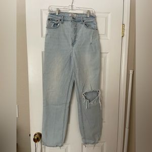 Abercrombie 90s Straight Ultra High Rise 8R/29